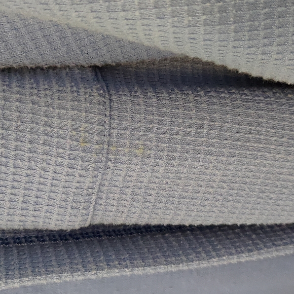 Small light blue waffle weave bathrobe - Picture 6 of 8